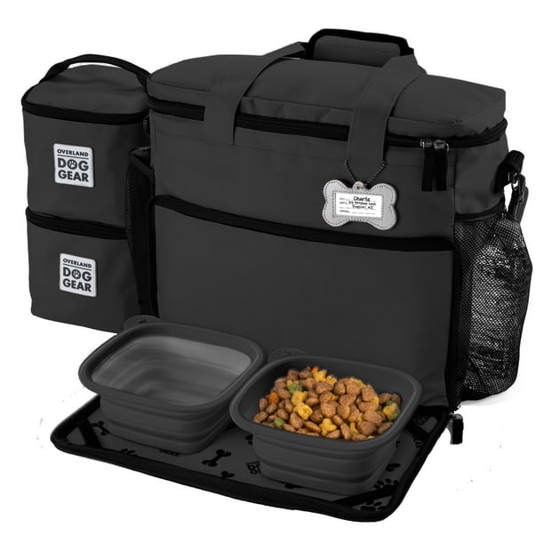 Mobile Dog Gear Week Away Bag, Medium/Large, Black