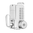 thumbnail image 3 of Wweixi Secure And Durable Keyless Entry Door Lock For Metal Door Weather-resistant Door Knob With Keypad, 3 of 6