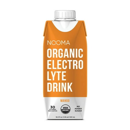NOOMA Organic Elecountrolyte Drink Mango Sports Drink, 16.9 fl oz., 12 count