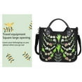 thumbnail image 6 of Osdhezcn Personalized Shoulder Bag for Women Flower Print Messengers Bag Fashion Canvas Handbag Punk Bag Gothic Crossbody Bag, 6 of 13