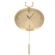 thumbnail image 2 of KR‑83002E Reloj de péndulo pequeño con astas de latón para colgar en la pared para oficina y dormitorio, 2 of 5