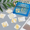 thumbnail image 4 of 9pcs 1.6x1.6 Inch Sports Ball Theme Stickers Rugby Basketball Stickers Self Adhesive Gold Metal Stickers Football Volleyball Metal Stickers for Scrapbooks DIY Crafts Phone Decoration, 4 of 9