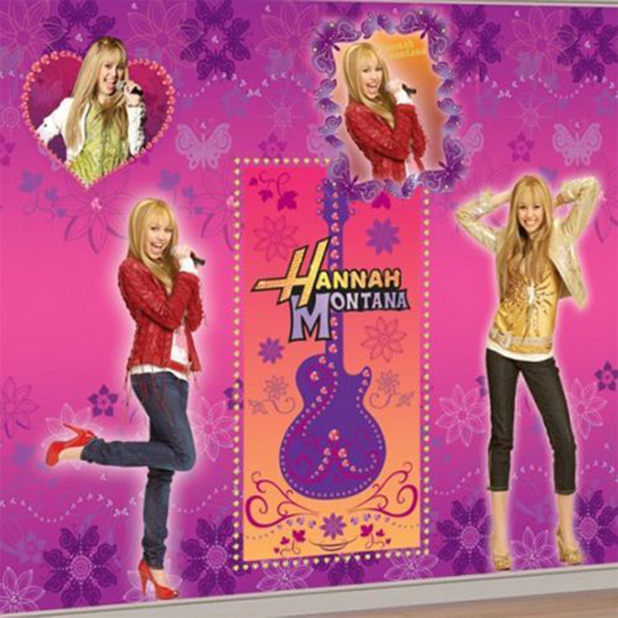 Hannah Montana Giant Room and Wall Decorating Kit (6 pieces)