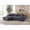 Gray + Corduroy + 4 Seat, variant on 106.3" Cloud Modular Sectional Sofa with Reversible L-Shape Chaise, 4 Seat Deep Seat Corduroy Couch, No Assembly Required Modern Living Room Sofa, Black