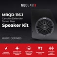 thumbnail image 2 of MB Quart Tuned Rear Speaker Kit 6.5" Speakers for Can-Am Defender 2017-2025, 2 of 11