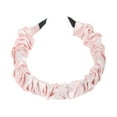 thumbnail image 5 of Unique Bargains 1 Pc Headband Pleats Satin Hair Accessories for Women Beige Pink, 5 of 5