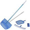 thumbnail image 1 of Pool Cleaning Set Brush 2 Leaf Skimmers 1 Telescopic Pole, 1 of 5