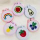 thumbnail image 3 of Kits de punto de cruz circular, set de bordado, bordado de frutas, punto de cruz 6 piezas, 3 of 9