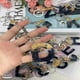 thumbnail image 3 of ¡Descuentos Especiales!, Llavero negro brillante con 26 cristales en inglés, accesorios de pegamento, colgante de bolso y coche de moda Akmoler, 3 of 9