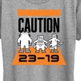 thumbnail image 3 of Monsters Inc. - Caution 2319  - Women's Short Sleeve Graphic T-Shirt, 3 of 5