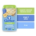 thumbnail image 3 of (3 pack) Gerber 2nd Foods Organic for Baby Grain & Grow Oatmeal Baby Cereal, Banana, 8 oz Canister, 3 of 16