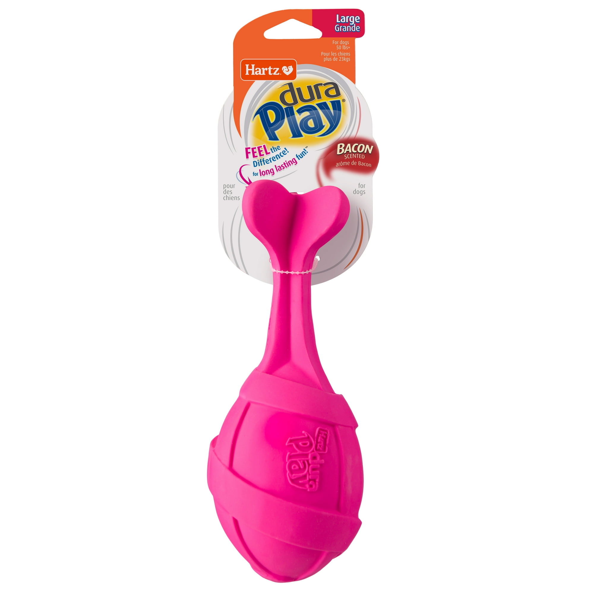 Hartz Dura Play Rocket Dog Toy, Large, Latex, Color May Vary