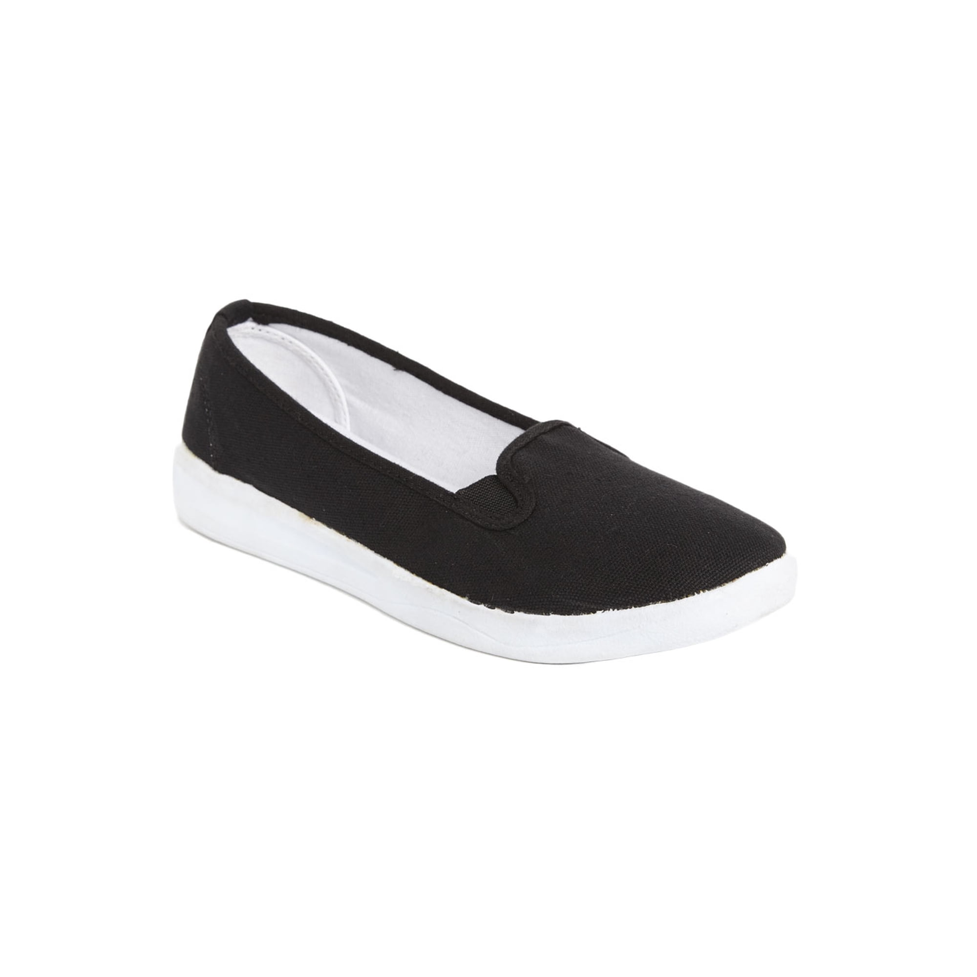 Comfortview Women s The Dottie Cotton Canvas Slip On Sneaker