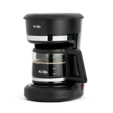 5-Cup Switch Coffee Maker Black: Small Drip Coffee Machine, Electric, Paper Filter, 25 oz Capacity