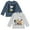 Teal / gray, variant on PEANUTS Woodstock Snoopy Charlie Brown Toddler Boys 2 Pack Long Sleeve T-Shirts Toddler to Big Kid