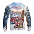 thumbnail image 2 of Santa is Coming Rottweiler Merry Christmas Xmas Noel Truck Tree All Over Print 3D Sweatshirt Unisex Merch Rottie Dog Lover Gifts Idea - 02023, 2 of 6