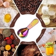 thumbnail image 3 of Measuring Spoon Stainless Steel Coffee Powder Teaspoon Food Spoon Tea Milk Powder Scale Scoop Kitchen Baking Tool, 2T, Colorful, 3 of 9