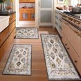 thumbnail image 2 of Kitchen Rugs Sets of 3 Non Slip Washable Kitchen Mats for Floor, Waterproof Kitchen Runner Rug, Floor Mat Carpet for Entryway, Laundry, Sink, Hallway, Bathroom, 2 of 12