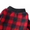 thumbnail image 5 of Luxsea Pet Soft Comfortable Lovely Pajamas For Small Medium Dogs, Puppy Pet Pajamas for Dogs Red Plaid Sweaters Soft Clothes Autumn & Winter Costume, 5 of 10