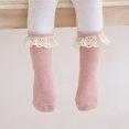 thumbnail image 3 of Generic Boys' Socks Baby and Children's Combed Cotton Lace Princess Socks for Babys Toddler Boy Girl Fashion Casual Soft Comfortable(6-12Months,Pink), 3 of 4