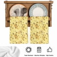thumbnail image 5 of Summer Bees Kitchen Towels Set of 1, Pastoral Garden Yellow Honey Watercolor Absorbent Dish Towels for Kitchen, Microfiber Hand Towel, Quick Drying Tea Towel for Cleaning Decorative Dishcloths, 5 of 7