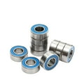 thumbnail image 1 of Roulement MR126RS 20/50/100 Pcs ABEC-5 6x12x4 mm Miniature MR126-2RS Roulements à Billes RU Bleu Scellé pour Axial SCX10, Facile à Utiliser, 1 of 5