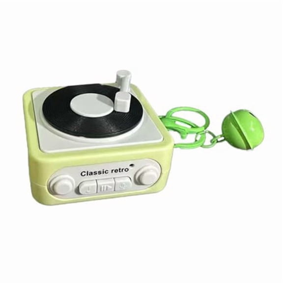 Mini Retro Tape Recorder Keychain Portable Keychain Retro Tape Recorder Couple'S Gift y730