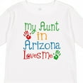 thumbnail image 4 of Inktastic Arizona Aunt Loves Me Nephew Boys or Girls Long Sleeve Toddler T-Shirt, 4 of 5