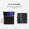thumbnail image 4 of Funda con Teclado Inalámbrico Blanco para Samsung Galaxy Tab S10 FE, 4 of 9
