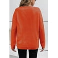 thumbnail image 3 of Redhotype Boo Print Knit Sweater: Long Sleeves, Drop Shoulder Chic, 3 of 8