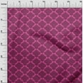 thumbnail image 3 of oneOone Cotton Poplin Dark Magenta Fabric Asian Block Print Craft Projects Decor Fabric Printed By The Yard 56 Inch Wide, 3 of 4