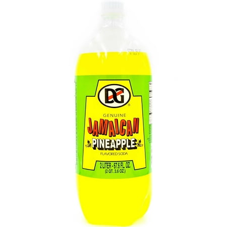 D & G Jamaican Soda, Pineapple, 67.6 Fl Oz, 1 Ct