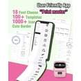 thumbnail image 4 of Rotuladora Phomemo M110 con 3 rollos de etiquetas Bluetooth, color rosa, 4 of 6