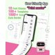 thumbnail image 4 of Rotuladora Phomemo M110 con 3 rollos de etiquetas Bluetooth, color rosa, 4 of 6