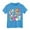 Blue, variant on Girls Back To School Top In My 100 Days Smarter Era Pencil Apple Graphic Crewneck Short Sleeve T Shirt Pullover Tee