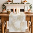 thumbnail image 2 of Table Runners 120 Inches Long Dress Scarves, Cream Palm Leaves Coastal Farmhouse Coffee/Dining/Kitchen Table Decor Table Runner for Living Room, Summer Tropical Botanical Boho 13x120 Inch, 2 of 9
