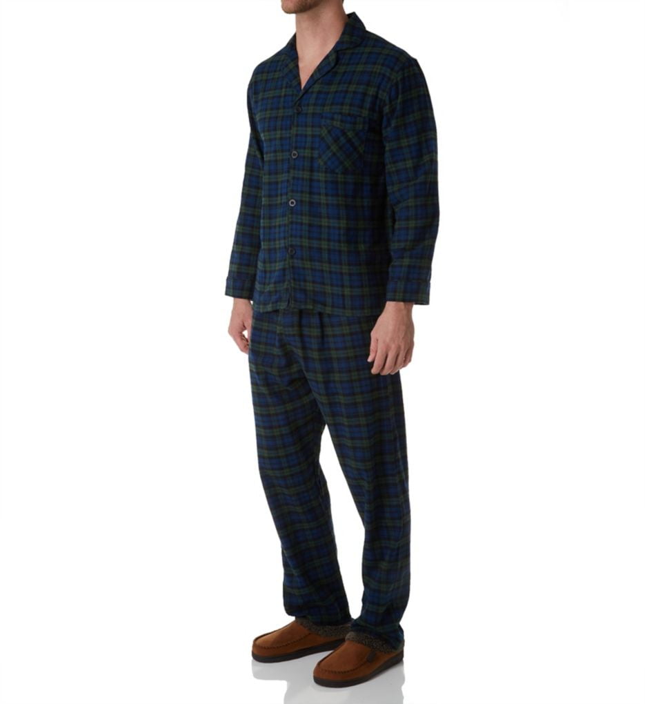 Plaid Flannel Pajama Set 