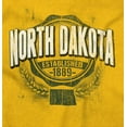 thumbnail image 2 of North Dakota ND Student Campus Pride Men's Graphic T Shirt Tees Brisco Brands X, 2 of 6