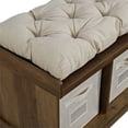 thumbnail image 3 of Pemberly Row Storage Bench, Rustic Oak, 3 of 4