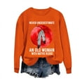 thumbnail image 2 of Wancir Halloween Sweatshirt Women Pumpkin Skull Graphic Fall Shirt Spooky Season Crewneck Pullover Tops, 2 of 4