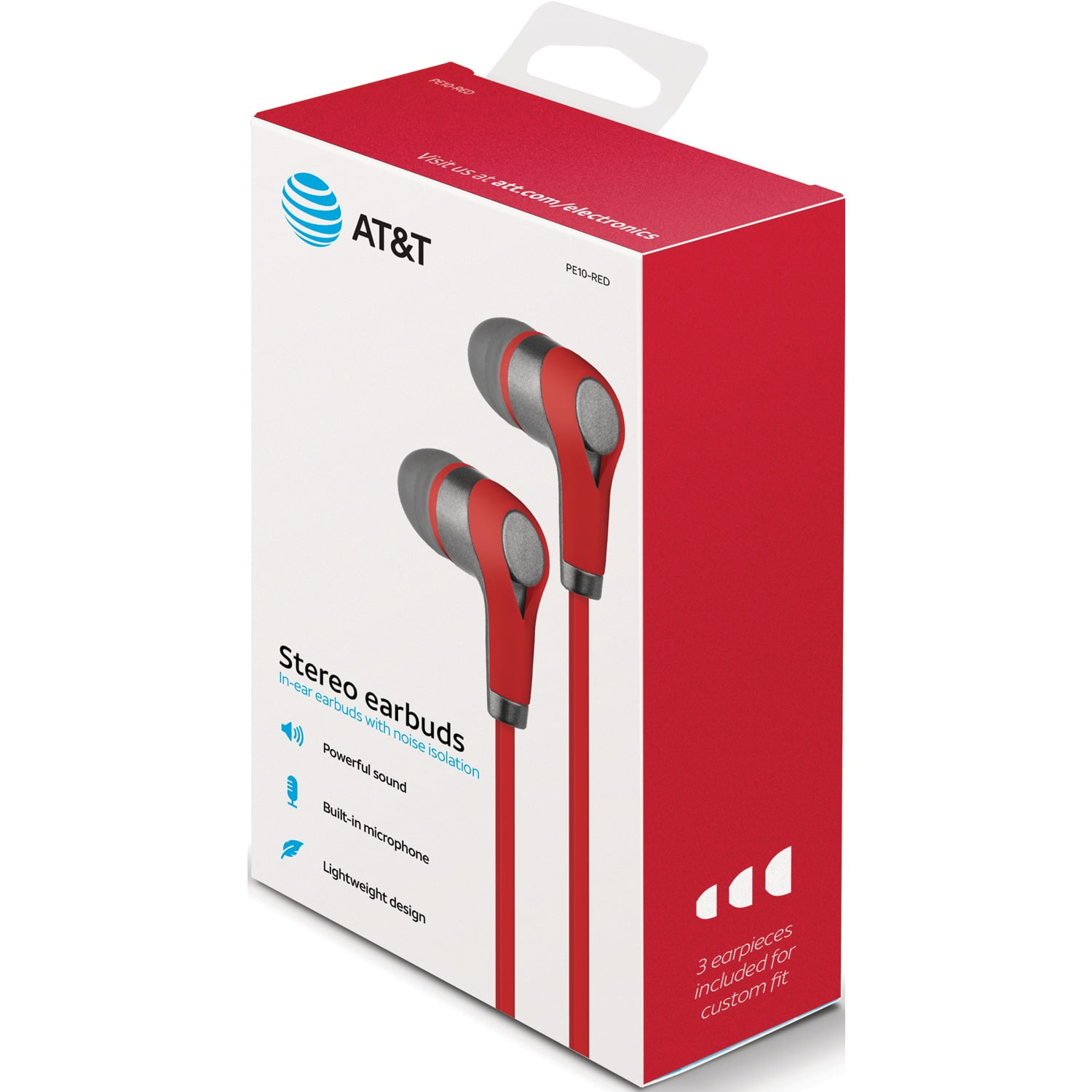 at&t stereo earbuds