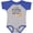 Baseball Heather and Royal, variant on Inktastic I Love My Nonna to the Moon and Back Boys or Girls Baby Bodysuit