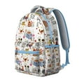 thumbnail image 2 of "Chicken Print College Bookbag - Durable & Waterproof Backpack for Students, Lightweight, Trendy Design, Spacious, Perfect for Work & Commute", 2 of 6