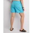 thumbnail image 3 of Hanes Explorer Unisex French Terry Shorts, Explore the Outdoors, 6" Summer Splash M, 3 of 4