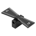 thumbnail image 2 of POCREATION Règle Pratique pour Queue d'Aronde, Jauge pour Outils de Menuiserie, Fournitures de Construction, Accessoire pour Outils Électriques, 2 of 8