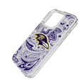 thumbnail image 2 of Baltimore Ravens iPhone Clear Paisley Design Case, 2 of 6