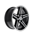 thumbnail image 3 of REV Wheels 652MB-8834 IROC 652 Series - 18x8 - 4 bs - 5x4.75 - Black/Polished, 3 of 3