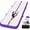 Purple, variant on Inflatable Air Gymnastics Tumble Track Mat, 4" Thickness Air Tumbling Mat with Electric Pump & Carry Bag, for Home Training, Cheerleading, Yoga, Beach & Pool Water Use