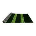 thumbnail image 2 of Ahgly Company Indoor Round Abstract Green Modern Area Rugs, 3' Round, 2 of 4