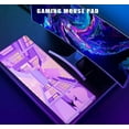 thumbnail image 6 of Cute Desk Mat Kawaii, Anime Mouse Pad, Japanese Tokyo Street Deskmat XL, Purple and Pink Large Gaming Mouse Pad, Extended Mousepad, Non-Slip Rubber Base Desk Pad for Office- 31.5 X 11.8 Inch, 6 of 7